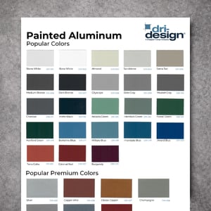 Painted Aluminum Color Chart