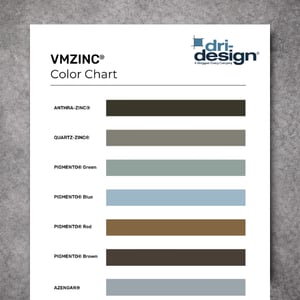 VMZinc Color Chart